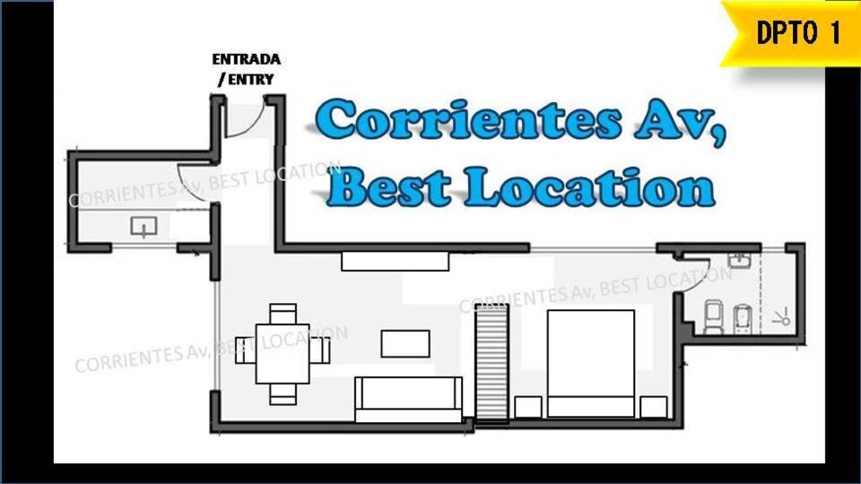 Corrientes Av, Best Location Buenos Aires Luaran gambar
