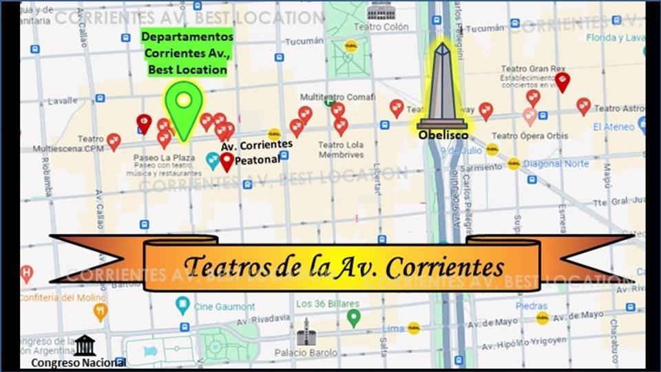 Corrientes Av, Best Location Buenos Aires Luaran gambar